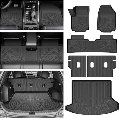 Cartist Floor Mats for 2025 2026 Chevrolet Equinox Fuel (Not for EV) All Weather Cargo Liner for Chevy Equinox Accessories TPE Carpet Protection (Floor Mat+Trunk Mat+Backrest Mats)