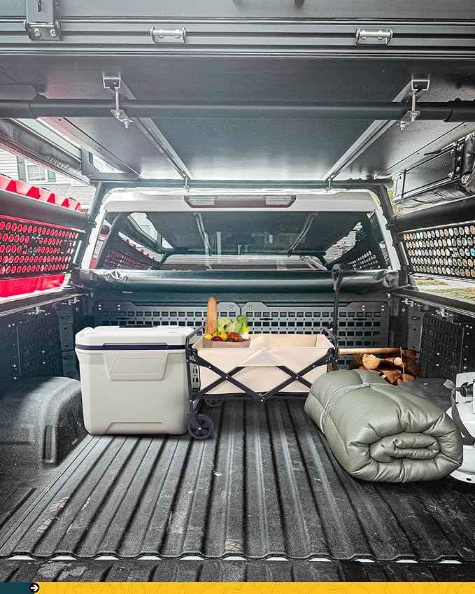 Front Bed MOLLE Panel Fit for 5.5 Feet Ford F150 2015-2026 Truck Storage Organizer System
