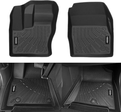 Custom Fit Floor Mats for 2014-2021 Ford Transit Connect, All Weather TPE Floor Liners, Odorless Full Set Interior Accessories