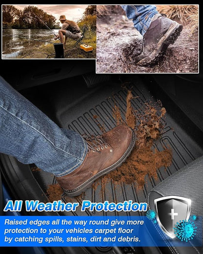 Cartist Floor Mats and Cargo Liner Fit for Hyundai Tucson 2022 2023 2024 2025 2026 (Not for PHEV & Hybrid) All Weather Floor Mat Tucson Accessories Heavy Duty Carpet Protection