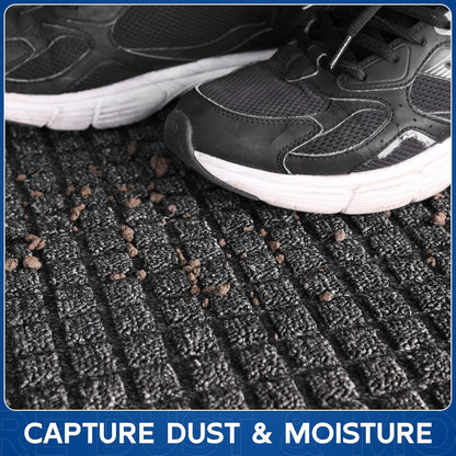 Durable Front Door Mat, 48" x 36" Heavy Duty Indoor Outdoor Doormat for Entryway, Non-Slip Rubber Backing, Stain and Fade Resistant Commercial Floor Mat for Home Office Entry