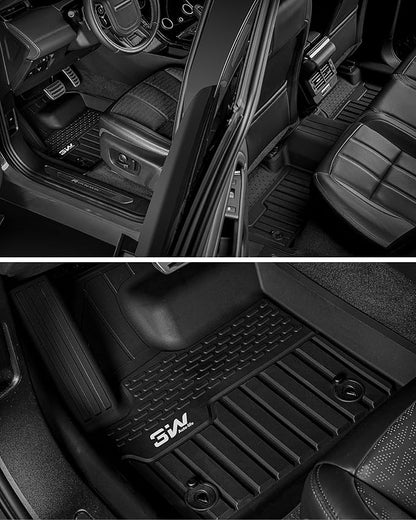 3W Cargo Liner Fit for 2024-2025 2026 Chevrolet Chevy Equinox EV (Non Fuel), TPE All Weather Custom Fit for Chevrolet Equinox EV (Non Fuel) Accessories Cargo mat,Black