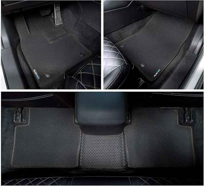 CLIM ART All-Weather Car Floor Mats Compatible with Mazda 3 2019-2026 Hatchback, Sedan, Custom-Fit Heavy-Duty Floor Liners for Cars & SUVs, Car Accessories for Men & Women, Black - FL011519223