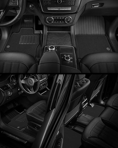 3W Floor Mats & Carpets Fit for BMW 3 Series 2013-2018 F30 320i 328d 328i 330e 330i 335i 340i, TPE All-Weather Harmless Heavy Duty Floor Liner Accessories(NOT for 335is & GT & X-Drive)