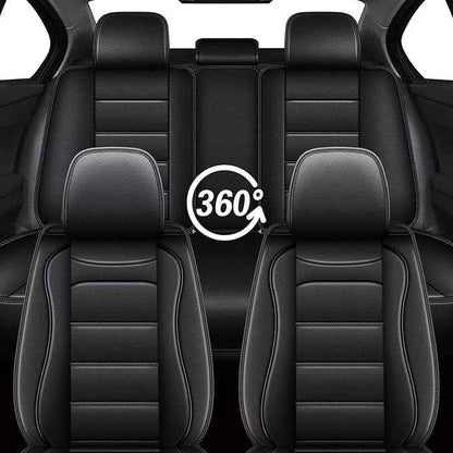 Car Seat Covers Compatible with Chevrolet Chevy Equinox 2011-2025 2026 Faux Leather Seat Cover Full Set Equinox Seat Protector Accessories - Black