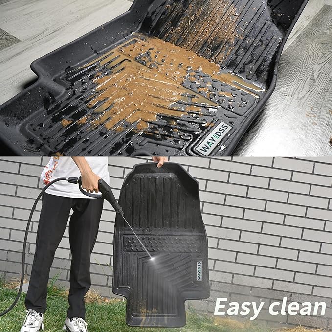 Floor Mats for 2023 2024 2025 2026 Cadillac Lyriq Lyriq-v & Trunk Mat TPE All Weather Protection 2 Rows Car Floor Liners with Cargo Liners