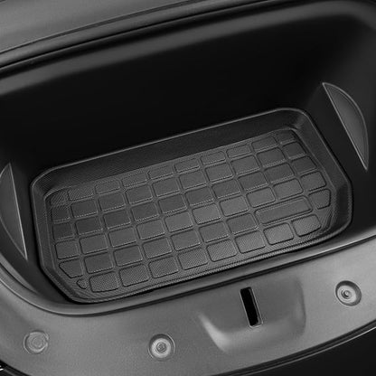 SUPER LINER Floor Mats for Tesla Model Y 5 Seats 2021 2022 2023 2024 | 6-Piece Set Extra-Thick TPE All-Weather Floor & Cargo Liners | Pet & Child-Friendly Custom Fit Interior Accessories