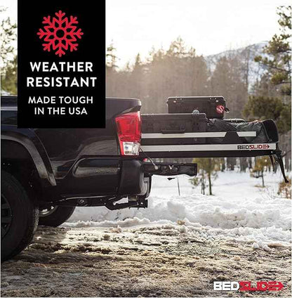 BEDSLIDE Classic (95" X 48") | 10-9548-CLB | Durable Sliding Truck Bed Cargo Organizer | Made in The USA, 1,000 lb Capacity (Black)
