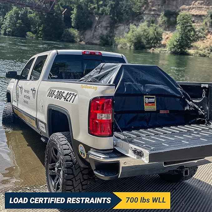 Waterproof Gladiator Cargo Net: Heavy-Duty Vinyl Truck Cargo Net Tarp (XGW-100) Extra Large: 10' x 12'