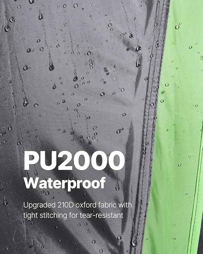 VEVOR Pickup Truck Tent, Fits 5.0-8.2 ft Truck Tents for Camping, Waterproof PU2000 mm 2-3 Person Sleeping Truck Bed Tent, Sturdy Truck Bed Camper Shell with Expandable Awning, Rainfly, Storage Bag