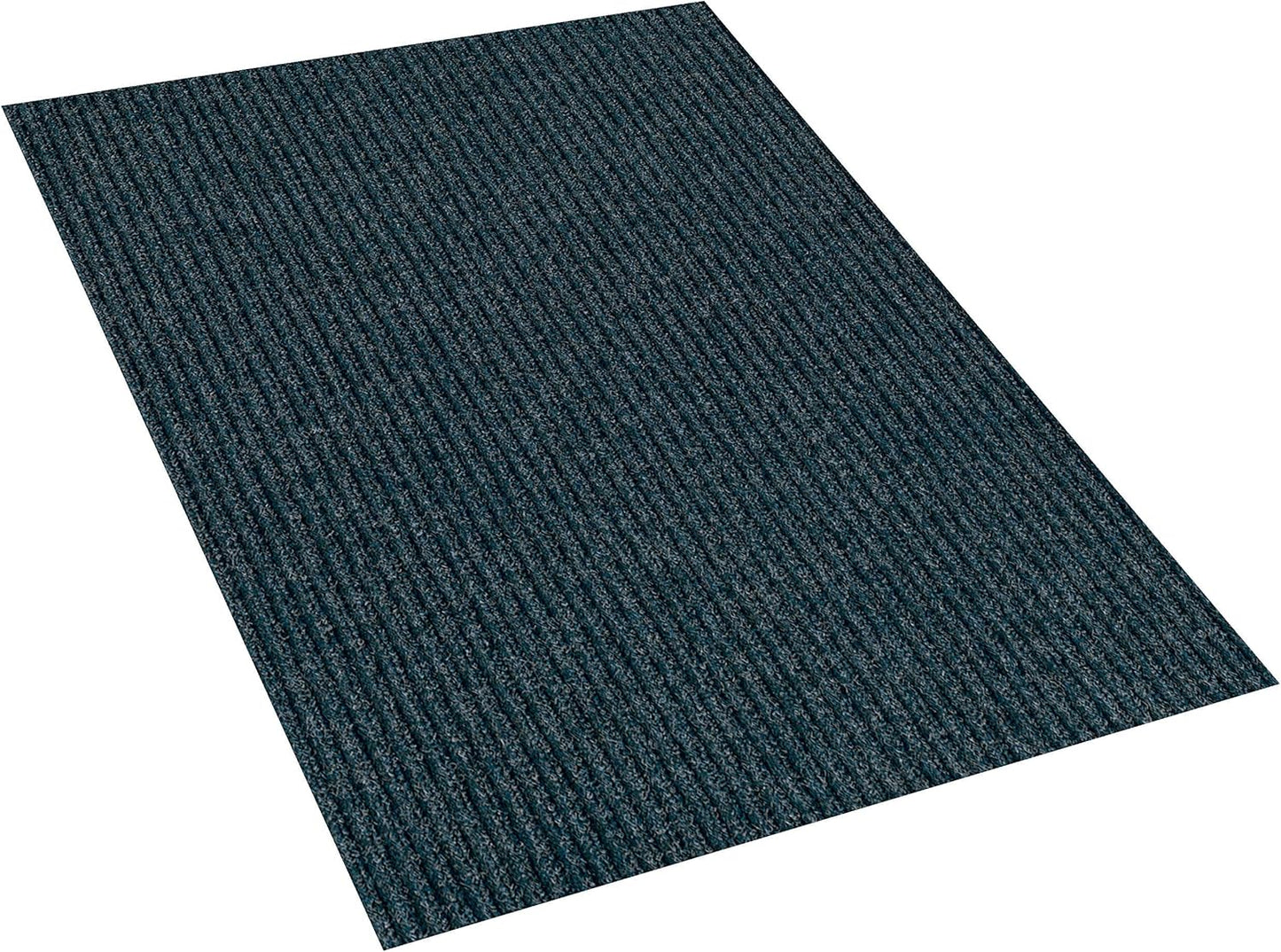 KOECKRITZ Heavy Duty Durable All Weather Indoor/Outdoor Non Slip Entrance Mat Rugs and Runners for Office Business Building Home Garage Front Door - 2' x 5' Blue