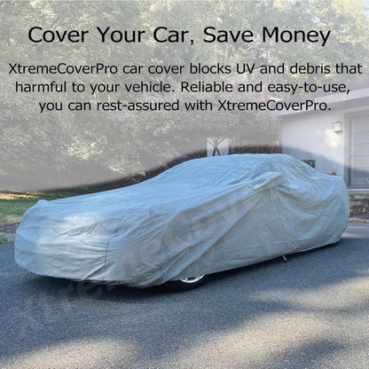 Custom FIT Car Cover fits 2020 2021 2022 2023 2024 2025 Chevy Corvette C8 XTREMECOVERPRO Diamond Series Grey