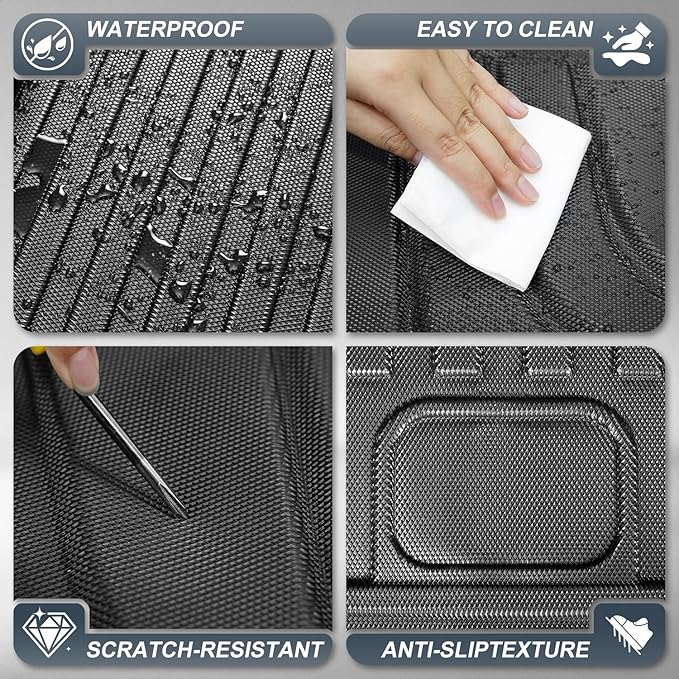 for 2016-2023 CX-9 Cargo Liner | Aomsazto Custom Fit Cargo Liner for Mazda CX9 2016-2020 2021 2022 2023 Trunk Liner Trunk Cargo Mat CX9 Accessories