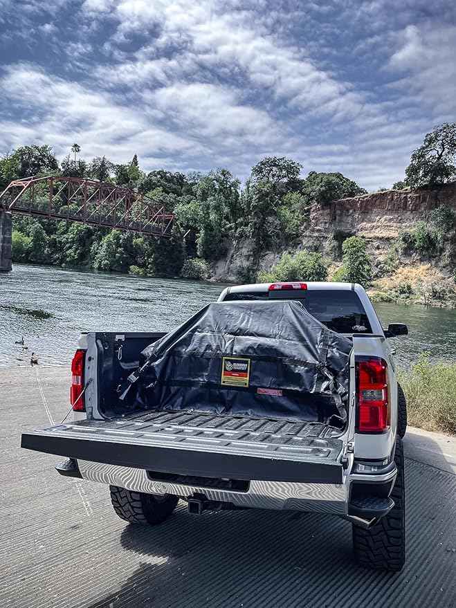 Waterproof Gladiator Cargo Net - Heavy Duty Truck Tarp-Truck Bed Waterproof Cover-Boat accesories-Perfect for Fishing-Camping-Jeep-tie Down- (WLL): 700 lbs (Compact: 4.75' x 5.25')