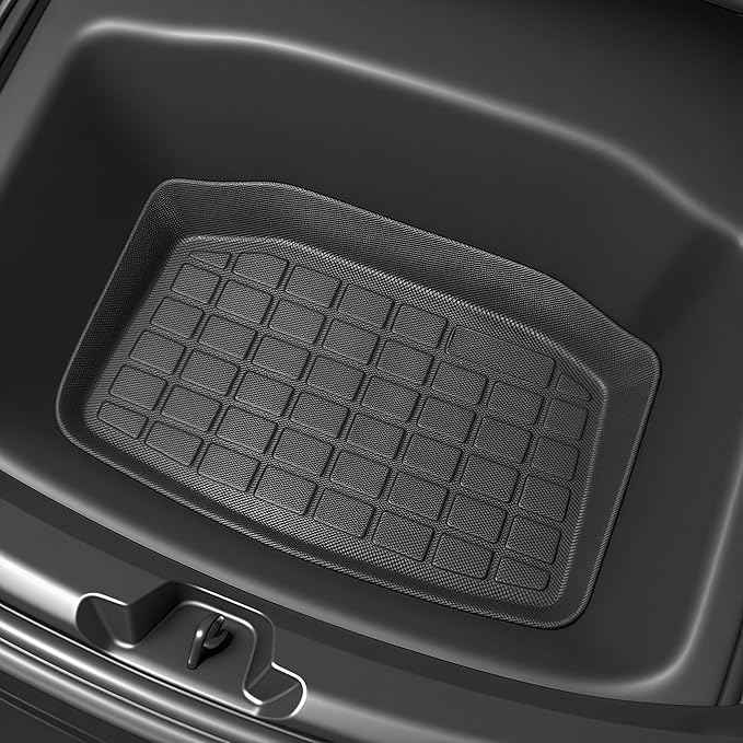 SUPER LINER 2021-2023 Tesla Model 3 Floor Mats | 6-Piece Set Extra-Thick TPE All-Weather Floor & Cargo Liners | Pet & Child-Friendly Custom Fit Interior Accessories
