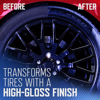 Armor All Podium Series Hybrid Ceramic High Gloss Tire Shine Spray, 16 fl oz, Long-Lasting Car Tire Shine Developed in Collaboration With Oracle Red Bull Racing