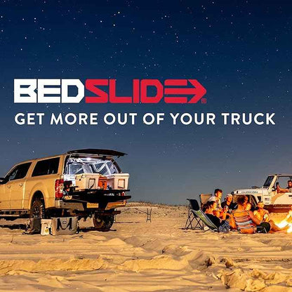 Bedslide 1000 Classic Sliding Truck Bed Organizer, 53 x 37-Inch, Capacity 1000 lbs, Truck Bed Storage Drawer, Black