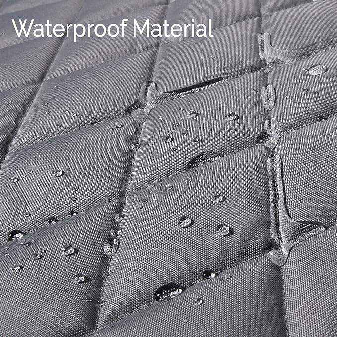 Jumbl Cargo Liner for SUV's and Cars, Waterproof Material, Non Slip Backing, with Side Walls Protectors, Extra Bumper Flap Protector, Large Size - Universal Fit