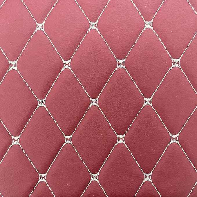 Custom Making Car Floor Mats Compatible with Audi BMW Mercedes-Benz Toyota Lexus Honda Infiniti Nissan Hyundai Kia All Models 2005-2026 (Red Wine and Black)