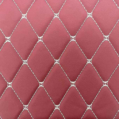 Custom Making Car Floor Mats Compatible with Audi BMW Mercedes-Benz Toyota Lexus Honda Infiniti Nissan Hyundai Kia All Models 2005-2026 (Red Wine and Black)