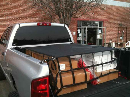 Gladiator Cargo GearSafetyWeb Cargo Net - Heavy Duty, Truck Bed Organizer- Bed Cover-tie Down-Adjustable- Trailers, Camping-Large (LSW-100) 8.75' x 10'