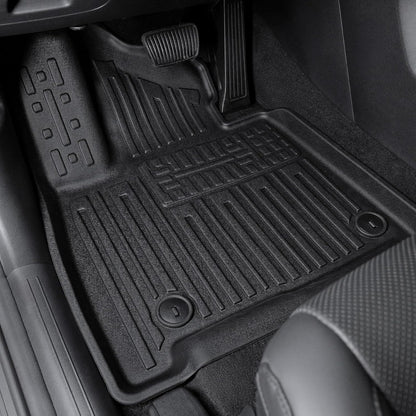 Floor Mats for 2024 2025 Hyundai Santa Fe 6-Seat/7-Seat (Fit Hybrid and Fuel), All Weather TPE Floor Mat and 2-in-1 Cargo Mat with Backrest Mat for Santa Fe Accessories