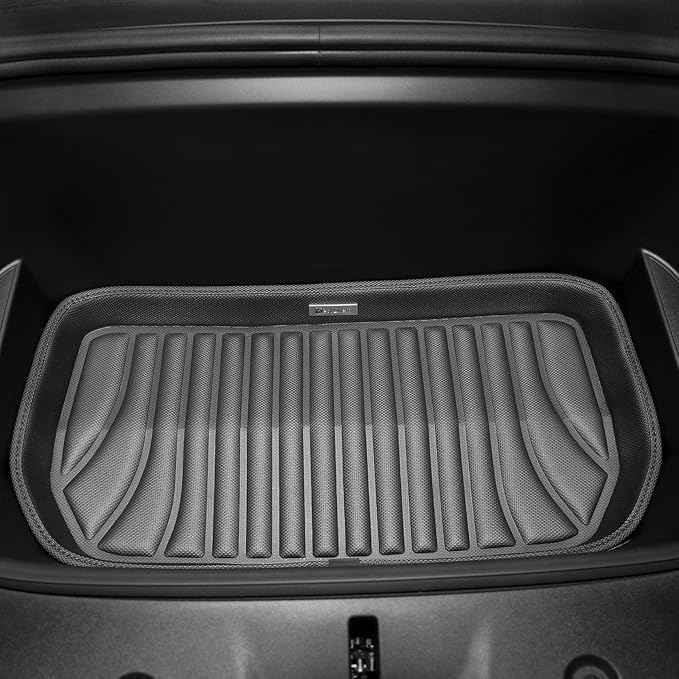 SUPER LINER Floor Mats Compatible with 2020-2024 Tesla Model Y 5 Seat ,Cargo Mat | Trunk Mats Accessories, CabinProtect™ Pro Kit Full-Cabin Protection System