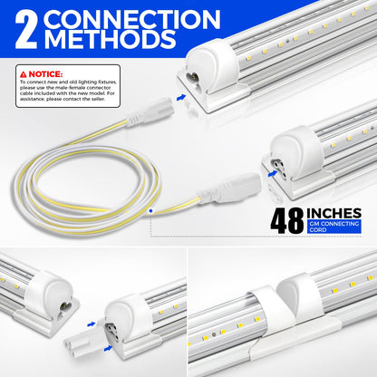 T8 LED Shop Lights 4FT (5000K / 4ft-10 Packs)