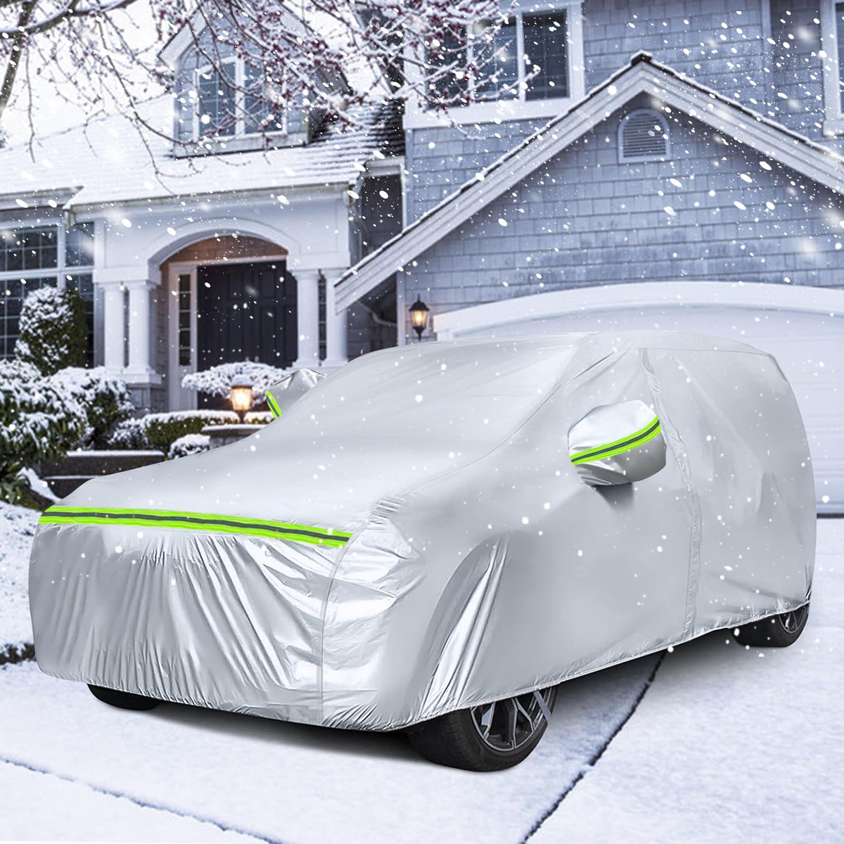 6 Layers Silver Waterproof Car Covers Replace for 2020 (Seltos)