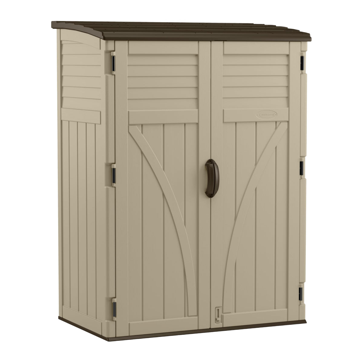 Outdoor Storage Shed (Taupe)