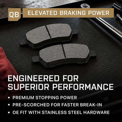 Premium Semi Met Rear Brake Pads w