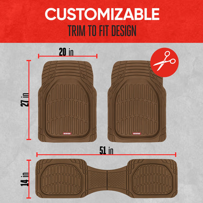 FlexTough Deep Dish All (Full Set (Full Size) / Brown)