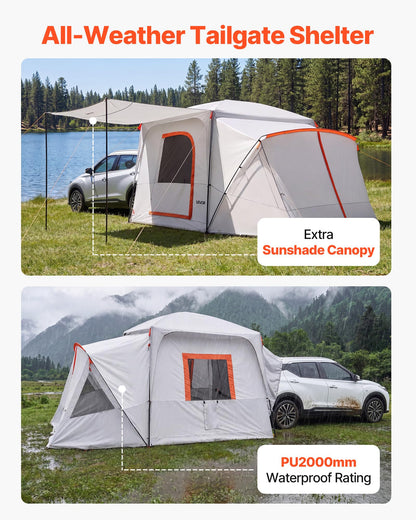 SUV Camping Tent for 5 (13 x 10 ft)