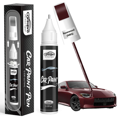 Rosewood (NBQ) Touch Up Paint for Nissan, 2-in-1 Pen and Brush (for Nissan / Rosewood(NBQ) for Sentra/Z)