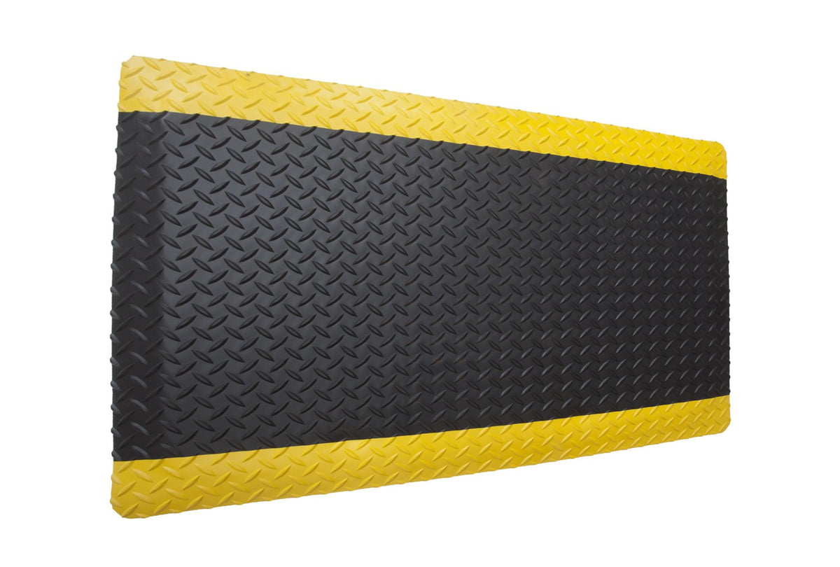 American Classic Black Yellow Diamond Plate Anti (Black/Yellow / 3' x 11')