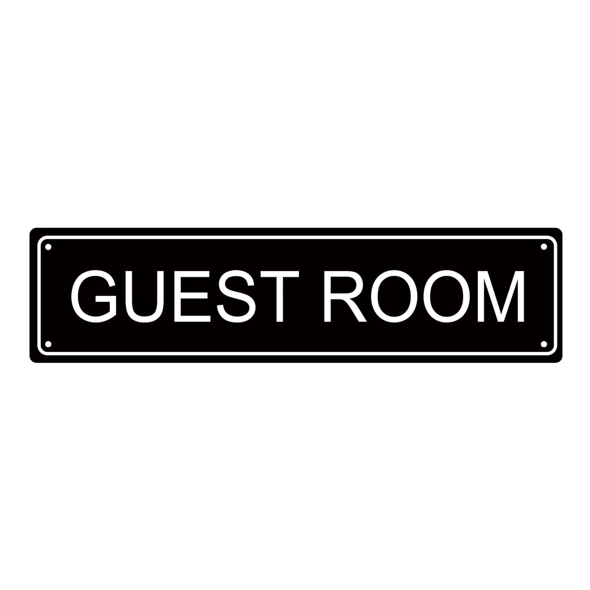 GUEST ROOM SPACE Metal Tin Street Sign Bar Cafe Garage Cave Home Room Wall Bathroom Farmhouse Garden Porch Patio Decor (GUEST ROOM)
