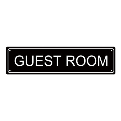 GUEST ROOM SPACE Metal Tin Street Sign Bar Cafe Garage Cave Home Room Wall Bathroom Farmhouse Garden Porch Patio Decor (GUEST ROOM)