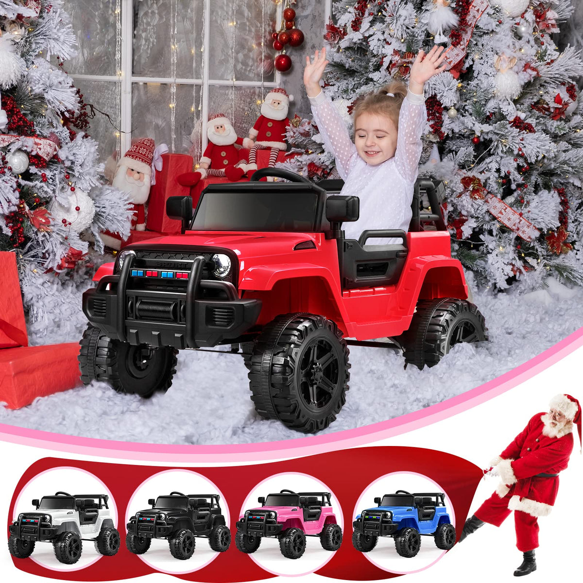 Ride on Truck with Remote Control (Red)