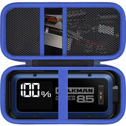 Hard Case for HULKMAN Alpha85 Jump Starter (Black+Blue / for Alpha85/85S/Pro)