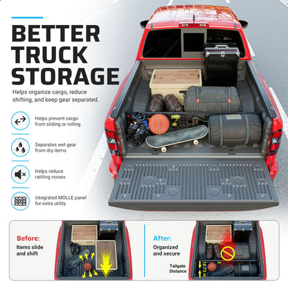 Truck Bed Divider Compatible with 2022 (Compatible with 2022-2026 Nissan Frontier)