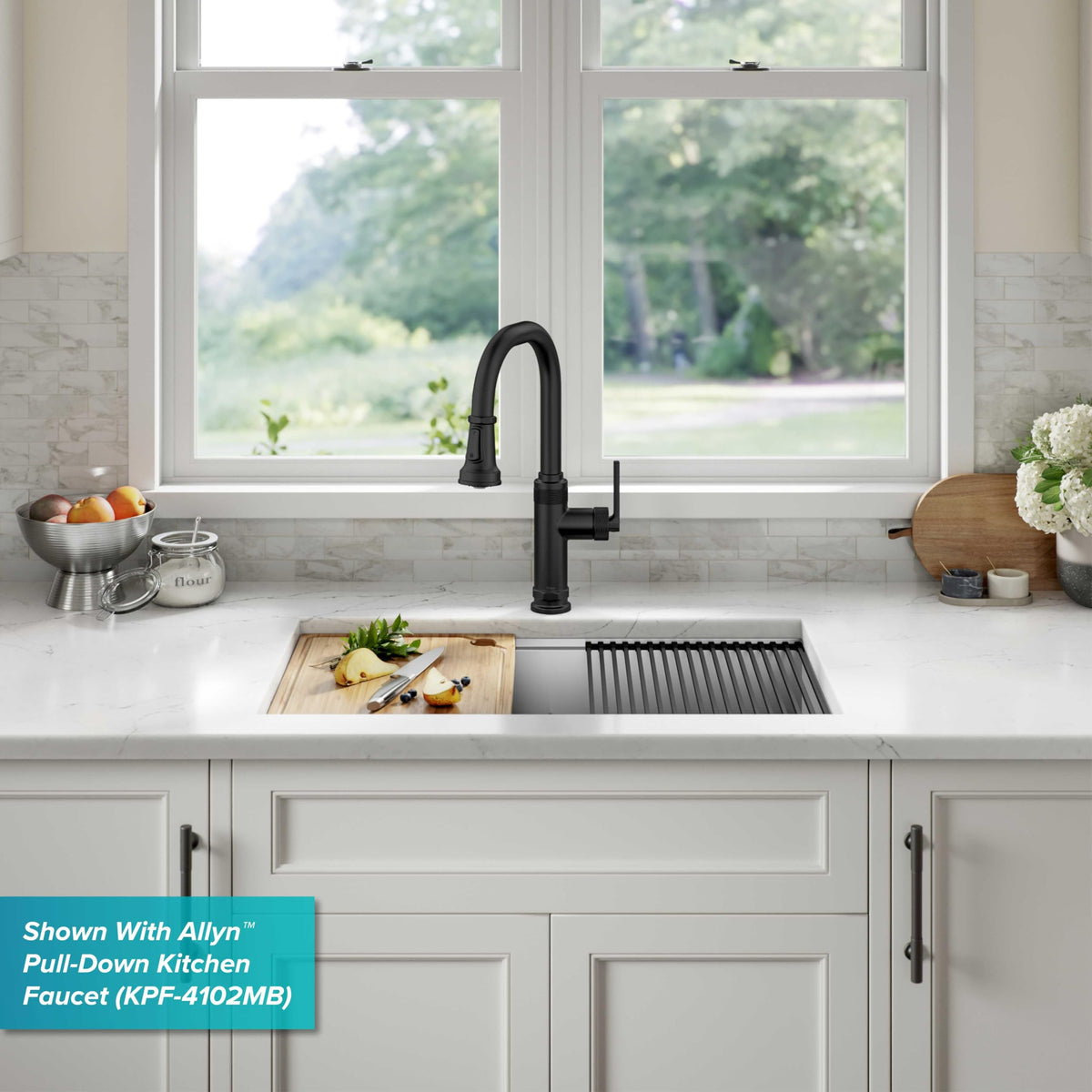 Stainless Steel 28 in Undermount Kitchen Sink KWU110 (Stainless Steel / 28 Inch / Sink)
