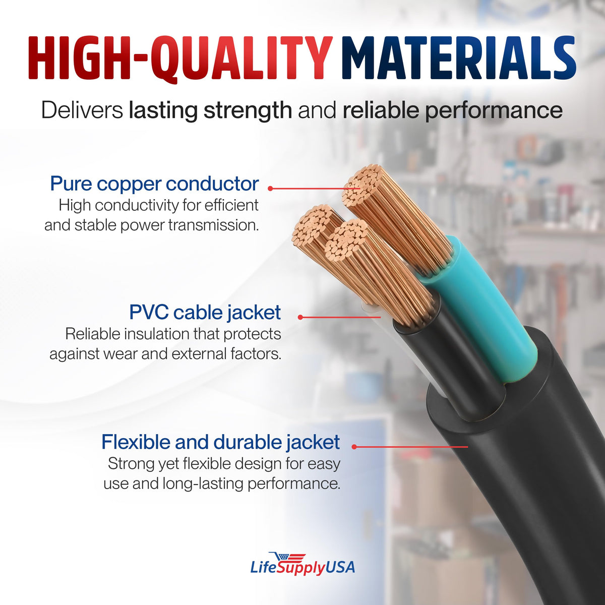 100ft Outdoor (100 FT / 16AWG / Black)