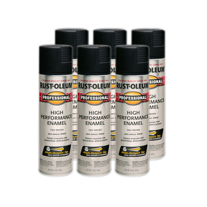 Professional High Performance Semi (Semi-Gloss Black / 15 Ounce (Pack of 6))