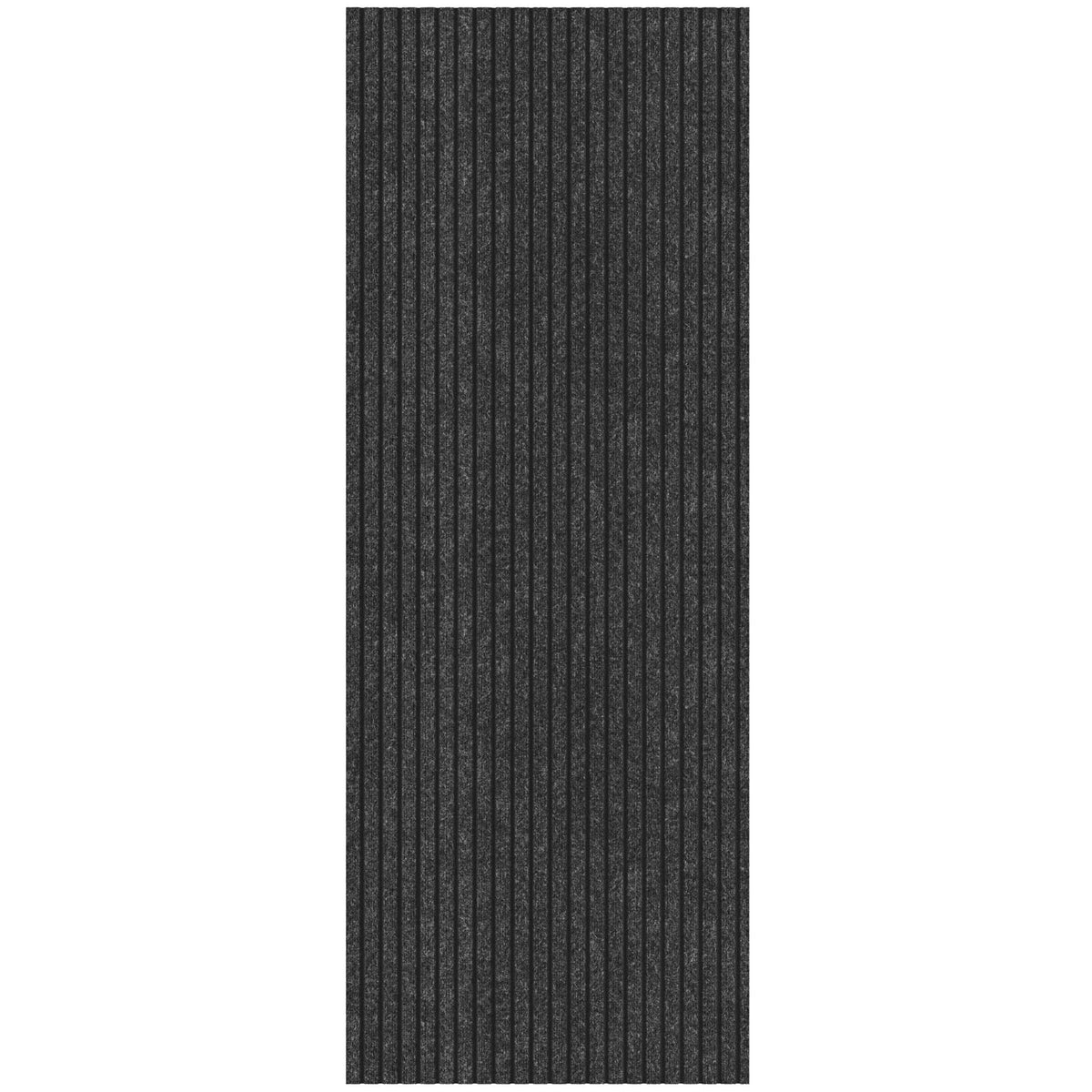 2x25 Hallway Runner Rug (Black / 2' x 25' (Runner))
