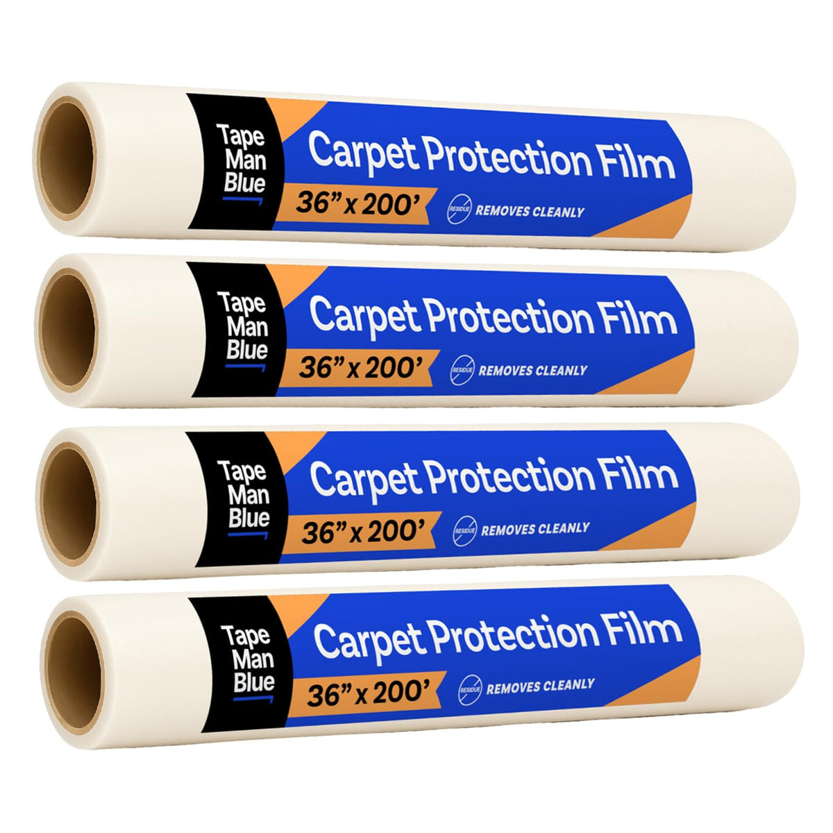Carpet Protection Film 36" x 200' (36" x 200' (4 rolls))