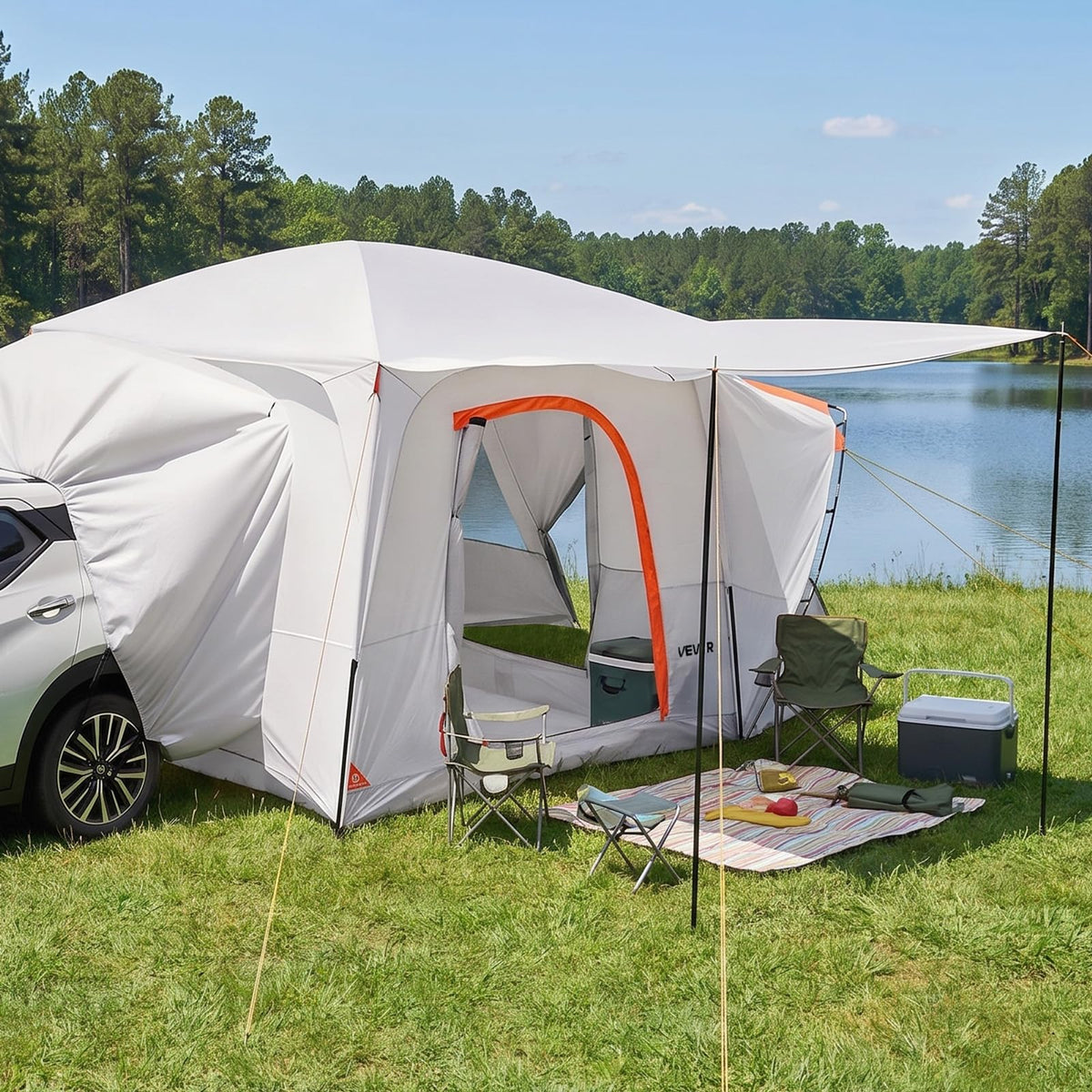 SUV Camping Tent for 5 (13 x 10 ft)