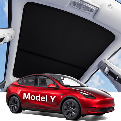 for Tesla Model Y Accessories Sunshade Roof (Black / Model Y 2020-2025)