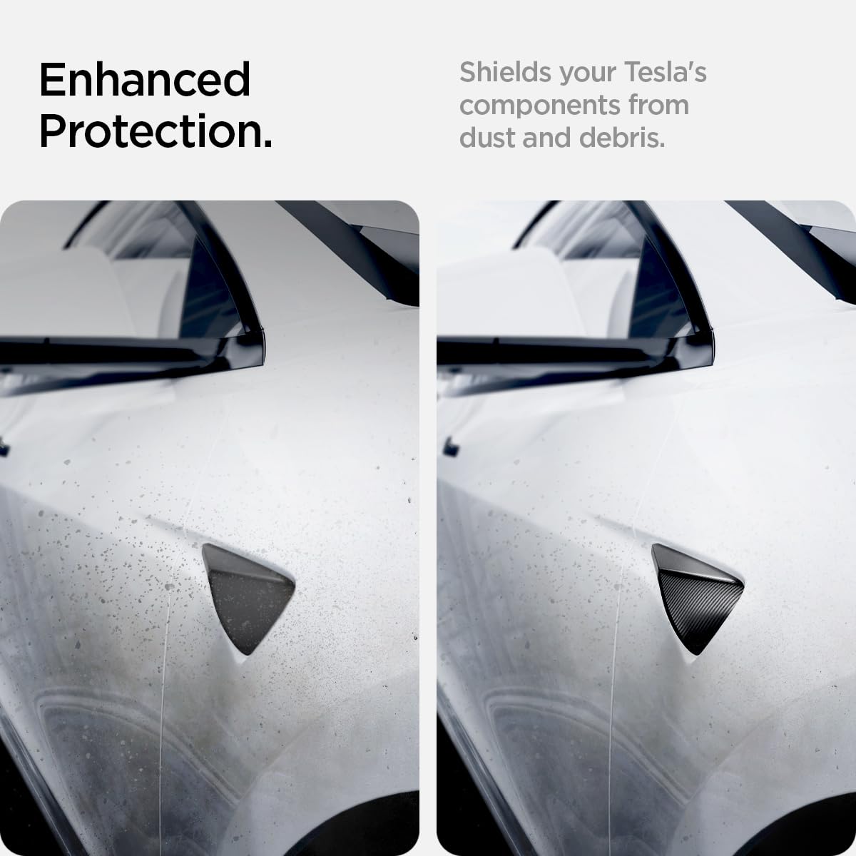 Side Camera Protection Cover for Tesla Model Y Juniper & Model Y L (carbon)