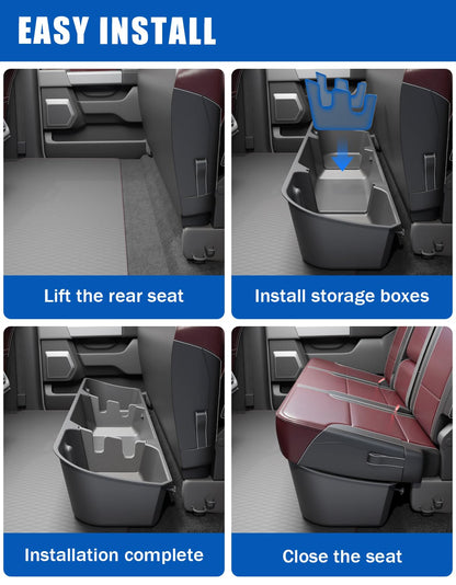 Under Seat Storage Box For 2015 (2015-2026 F150 & 2017-2026 F250 F350 F450 F550)