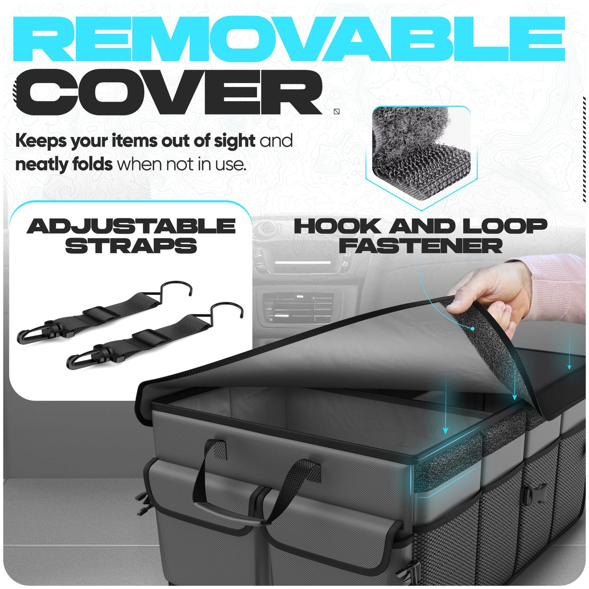 Trunk Organizer (Grey / Large (65L))